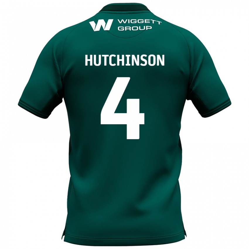 Kinderen Shaun Hutchinson #4 Groen Uitshirt Uittenue 2024/25 T-Shirt België