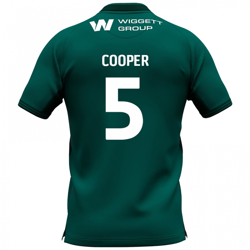 Kinderen Jake Cooper #5 Groen Uitshirt Uittenue 2024/25 T-Shirt België