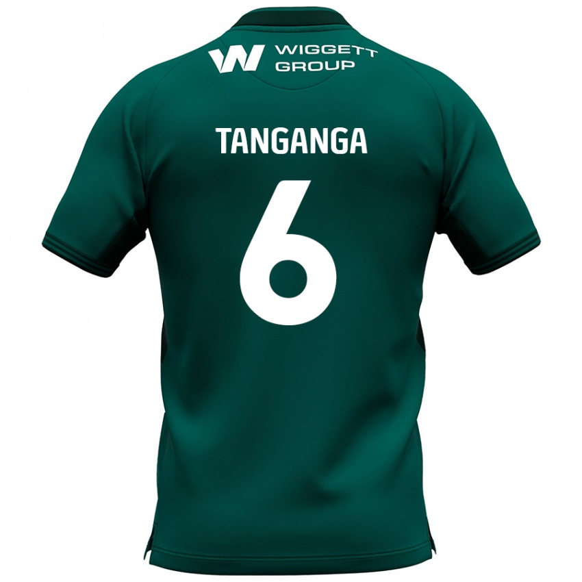 Kinderen Japhet Tanganga #6 Groen Uitshirt Uittenue 2024/25 T-Shirt België