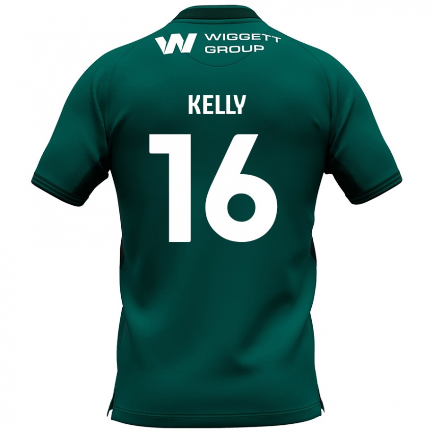 Kinderen Daniel Kelly #16 Groen Uitshirt Uittenue 2024/25 T-Shirt België