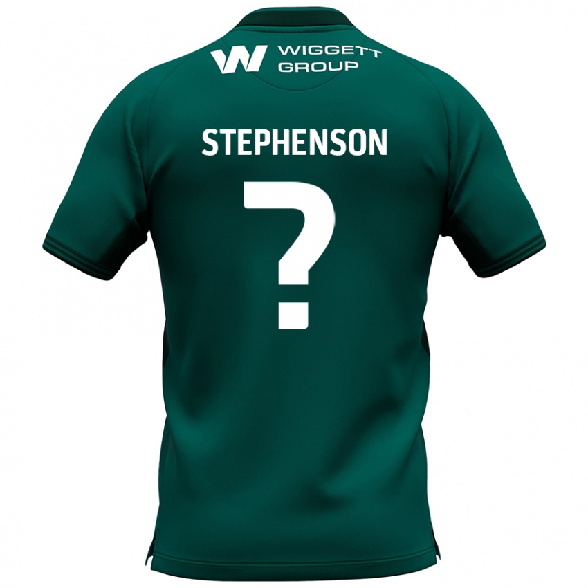 Kinderen Joshua Stephenson #0 Groen Uitshirt Uittenue 2024/25 T-Shirt België