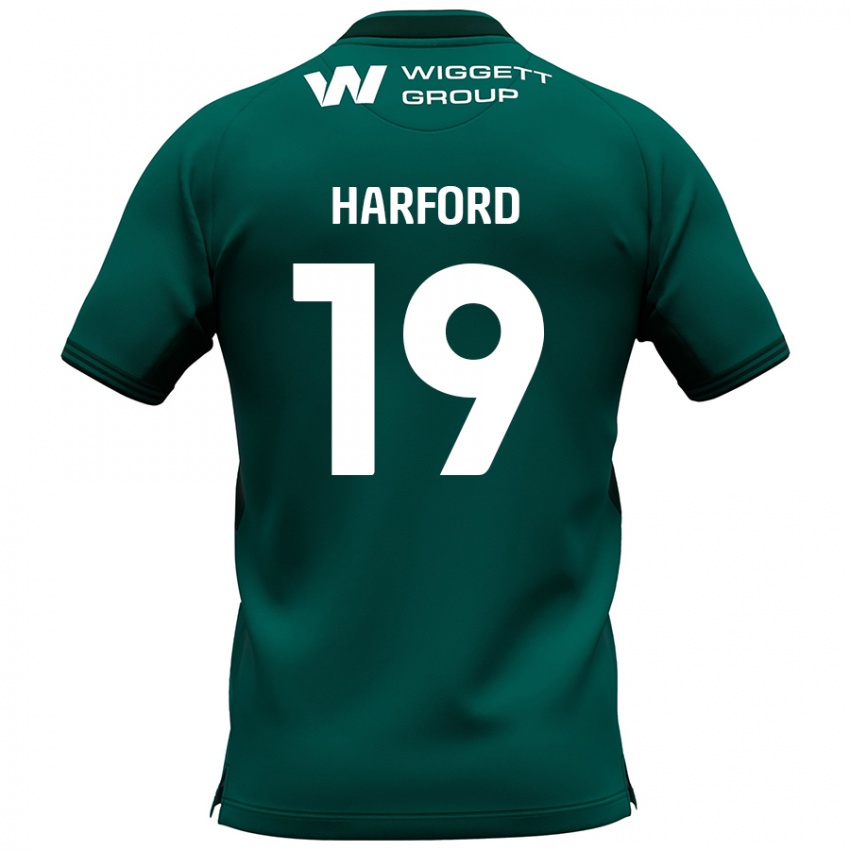 Kinderen Beth Harford #19 Groen Uitshirt Uittenue 2024/25 T-Shirt België