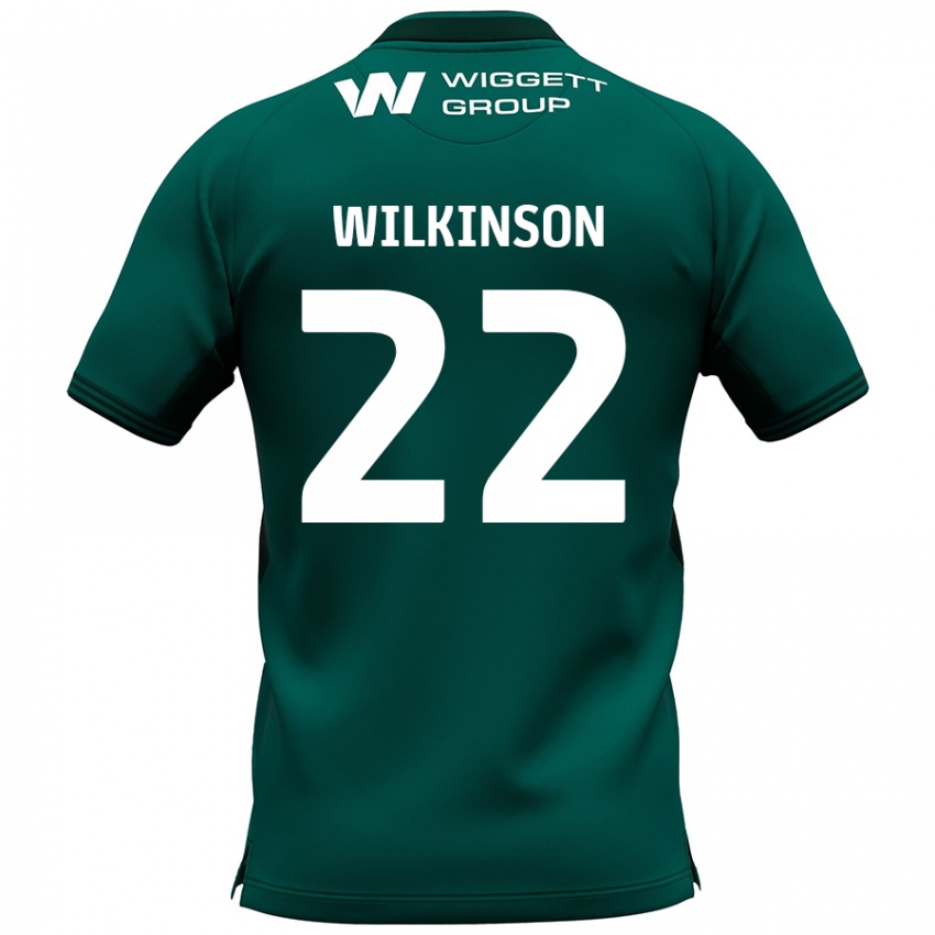 Kinderen Chloe Wilkinson #22 Groen Uitshirt Uittenue 2024/25 T-Shirt België