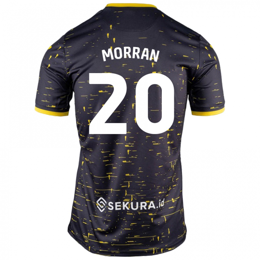 Enfant Maillot Eloise Morran #20 Noir Jaune Tenues Extérieur 2024/25 T-Shirt Belgique