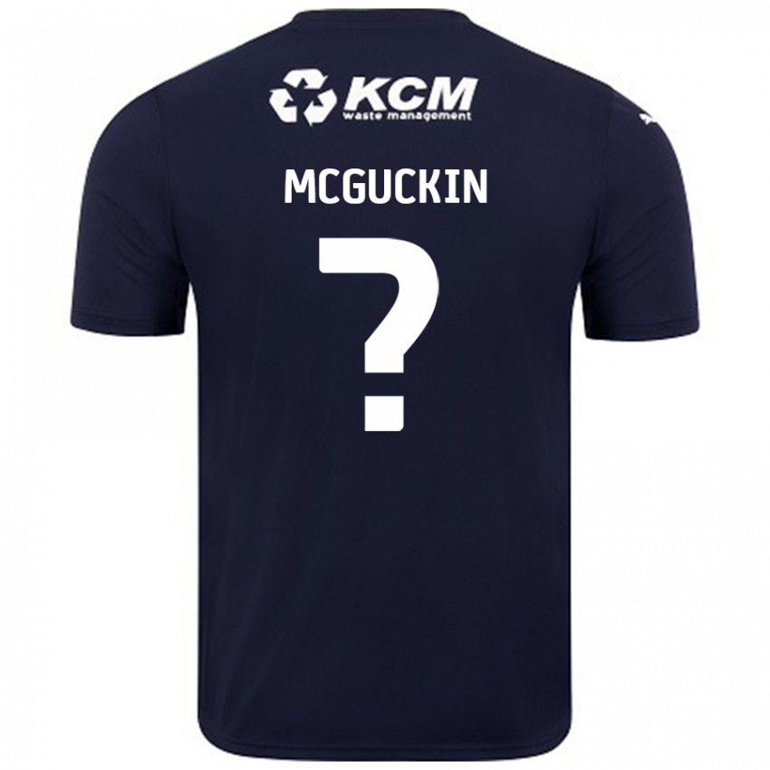 Enfant Maillot Ciaran Mcguckin #0 Bleu Marine Tenues Extérieur 2024/25 T-Shirt Belgique