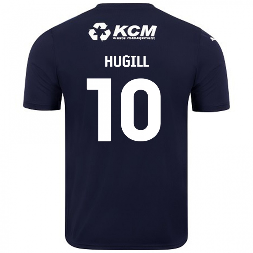 Enfant Maillot Jordan Hugill #10 Bleu Marine Tenues Extérieur 2024/25 T-Shirt Belgique