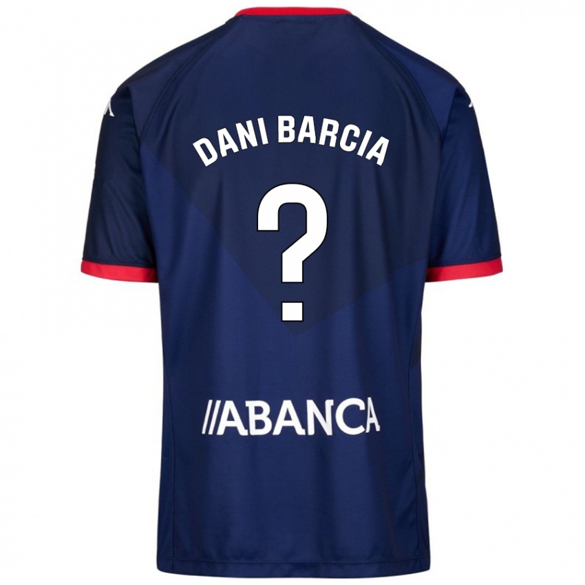 Enfant Maillot Dani Barcia #5 Bleu Marine Tenues Extérieur 2024/25 T-Shirt Belgique