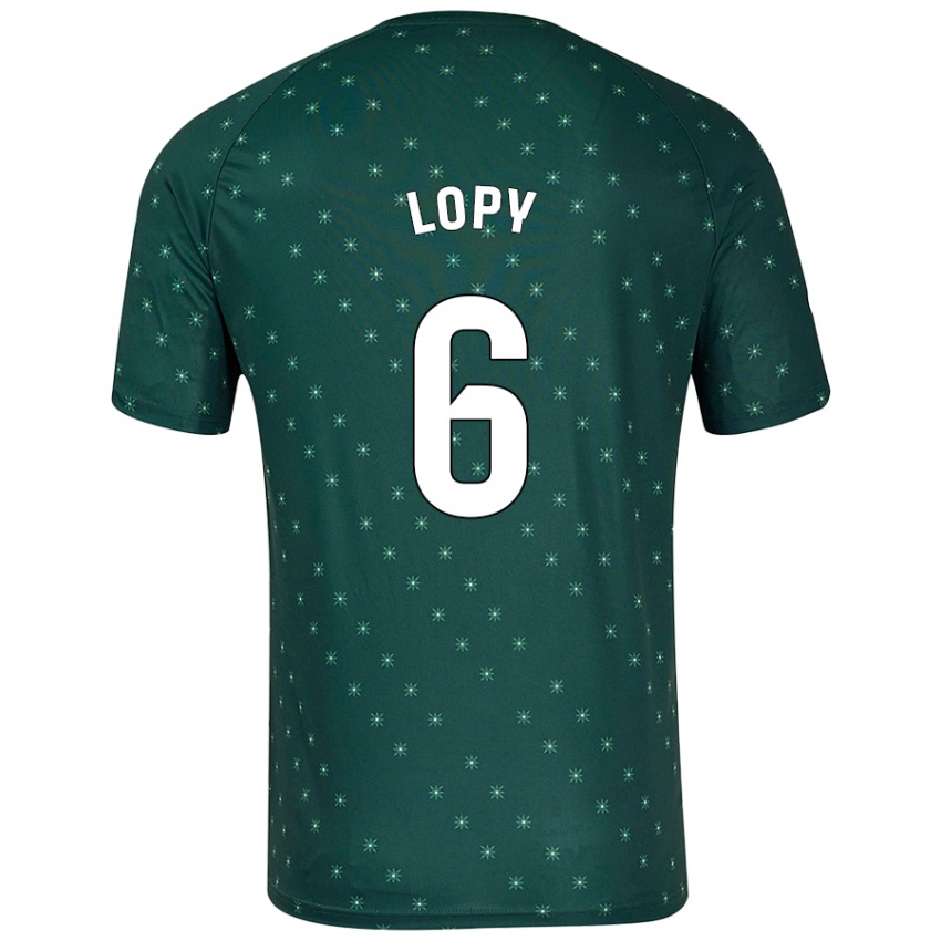 Kinderen Dion Lopy #6 Donkergroen Uitshirt Uittenue 2024/25 T-Shirt België