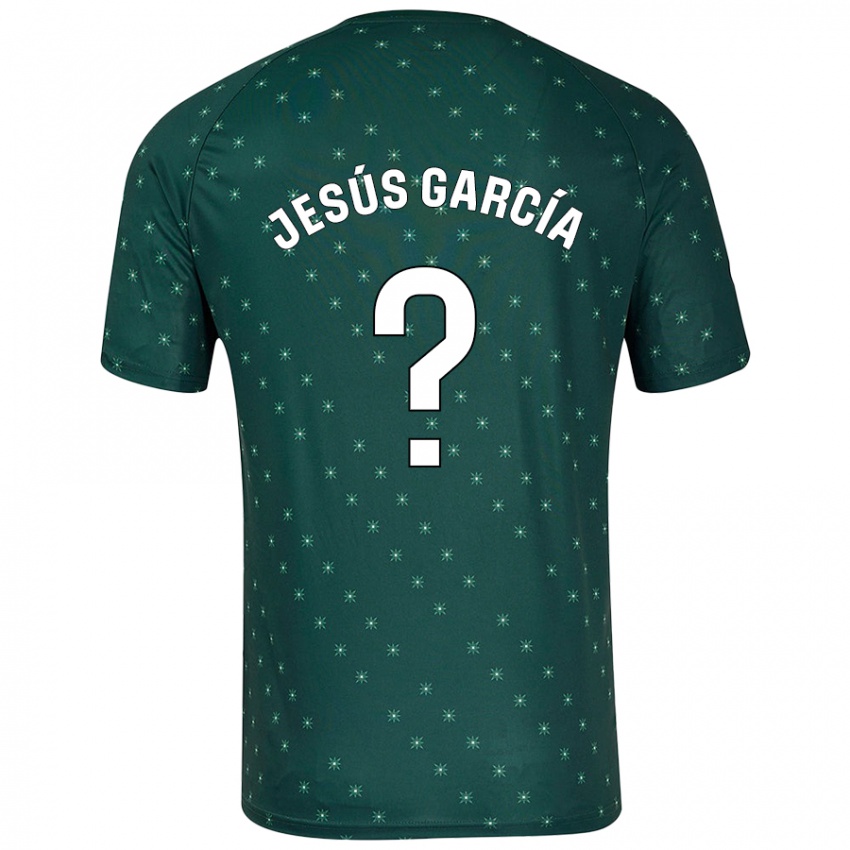 Kinderen Jesús García #0 Donkergroen Uitshirt Uittenue 2024/25 T-Shirt België