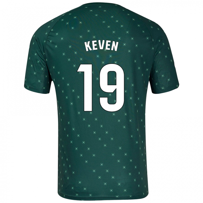 Kinderen Keven #19 Donkergroen Uitshirt Uittenue 2024/25 T-Shirt België