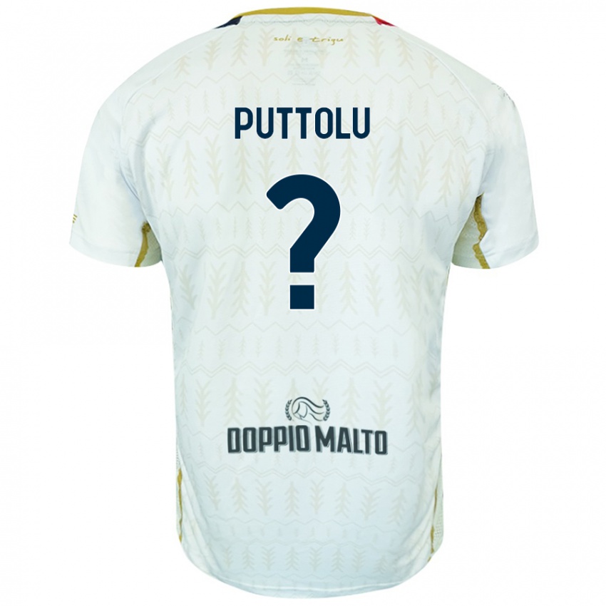 Enfant Maillot Diego Puttolu #0 Blanc Tenues Extérieur 2024/25 T-Shirt Belgique