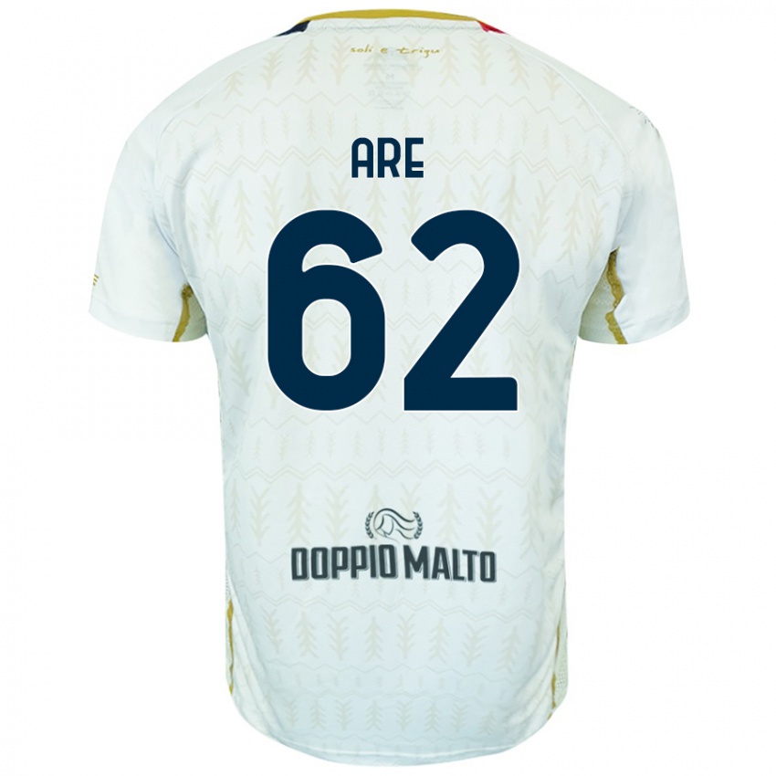 Enfant Maillot Emmanuele Are #62 Blanc Tenues Extérieur 2024/25 T-Shirt Belgique