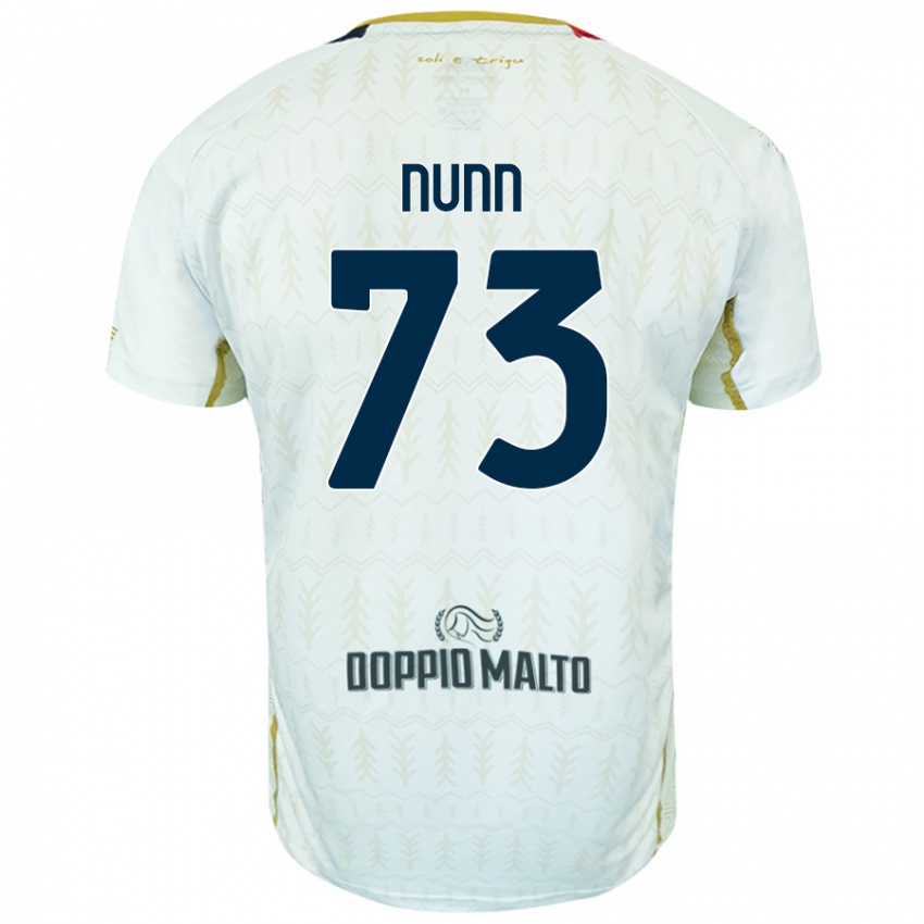 Enfant Maillot Jack Nunn #73 Blanc Tenues Extérieur 2024/25 T-Shirt Belgique