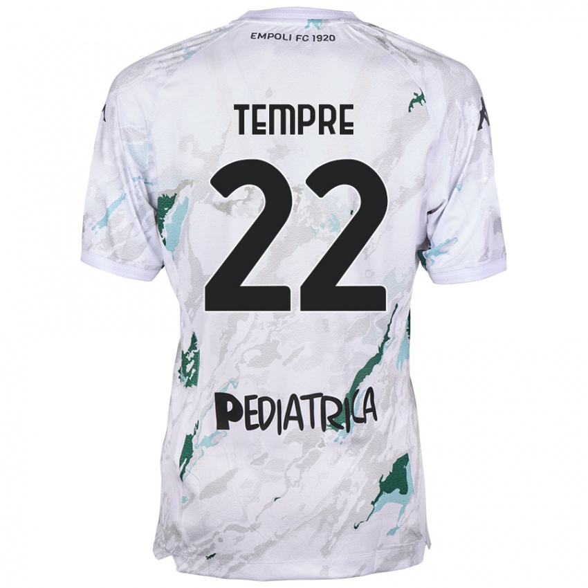 Enfant Maillot Michele Tempre #22 Gris Tenues Extérieur 2024/25 T-Shirt Belgique