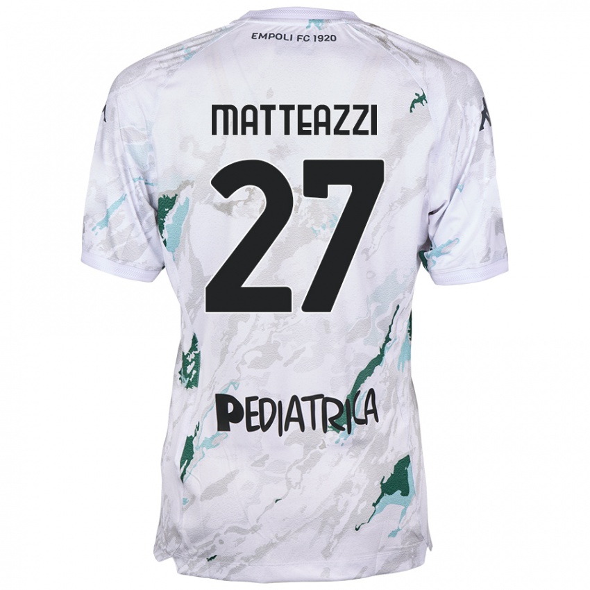 Enfant Maillot Ernesto Matteazzi #27 Gris Tenues Extérieur 2024/25 T-Shirt Belgique