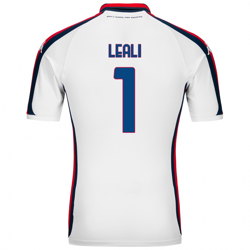 Enfant Maillot Nicola Leali #1 Blanc Tenues Extérieur 2024/25 T-Shirt Belgique