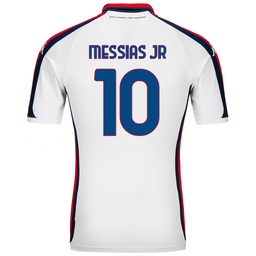 Enfant Maillot Junior Messias #10 Blanc Tenues Extérieur 2024/25 T-Shirt Belgique