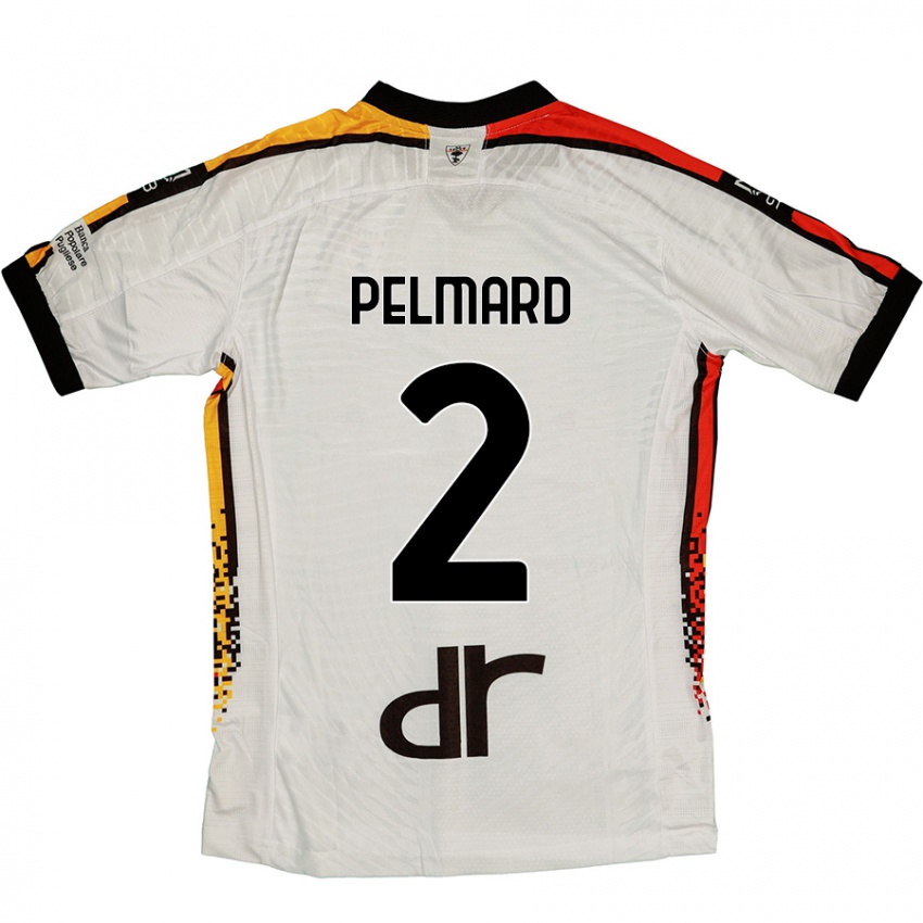 Kinderen Andy Pelmard #2 Wit Zwart Uitshirt Uittenue 2024/25 T-Shirt België