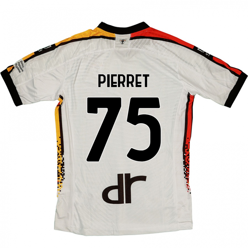 Kinderen Balthazar Pierret #75 Wit Zwart Uitshirt Uittenue 2024/25 T-Shirt België