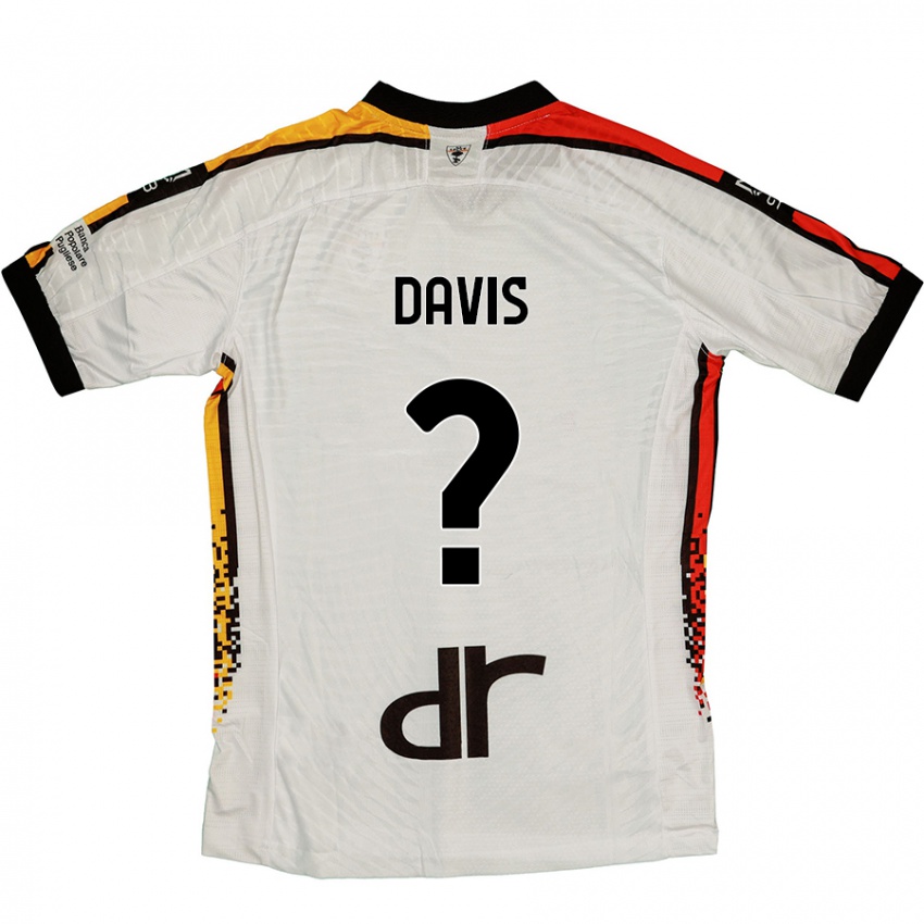 Kinderen Sammi Davis #0 Wit Zwart Uitshirt Uittenue 2024/25 T-Shirt België