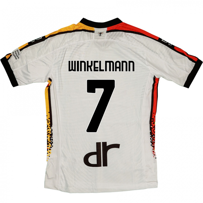 Kinderen Till Winkelmann #7 Wit Zwart Uitshirt Uittenue 2024/25 T-Shirt België