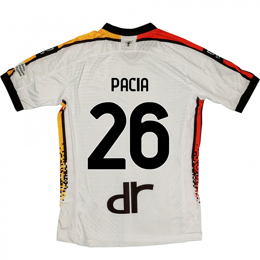 Kinderen Fabiano Pacia #26 Wit Zwart Uitshirt Uittenue 2024/25 T-Shirt België