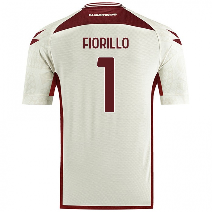 Enfant Maillot Vincenzo Fiorillo #1 Couleur Crème Tenues Extérieur 2024/25 T-Shirt Belgique