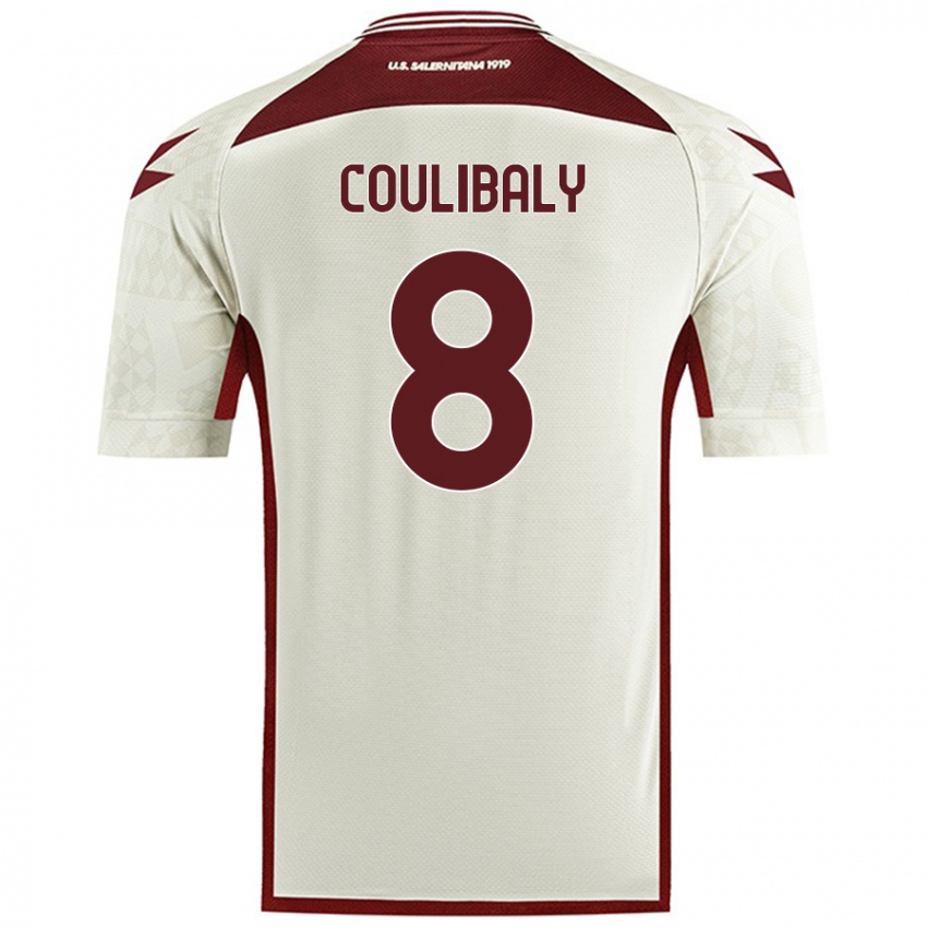 Enfant Maillot Mamadou Coulibaly #8 Couleur Crème Tenues Extérieur 2024/25 T-Shirt Belgique