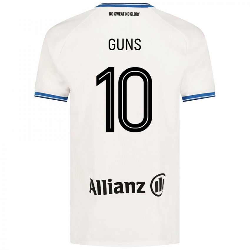 Enfant Maillot Celien Guns #10 Blanc Tenues Extérieur 2024/25 T-Shirt Belgique