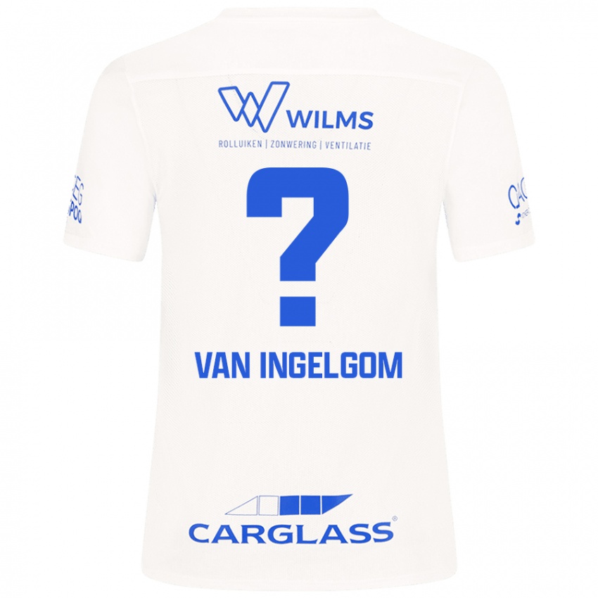 Enfant Maillot Tijn Van Ingelgom #0 Blanc Tenues Extérieur 2024/25 T-Shirt Belgique