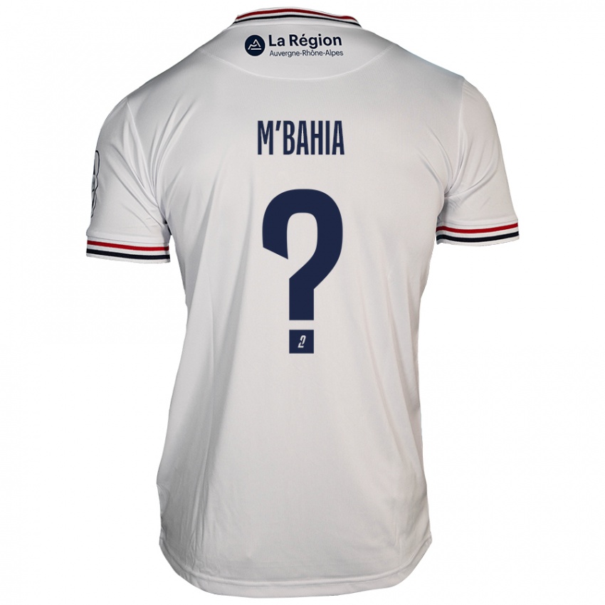 Enfant Maillot Ivan M'bahia #0 Blanc Tenues Extérieur 2024/25 T-Shirt Belgique