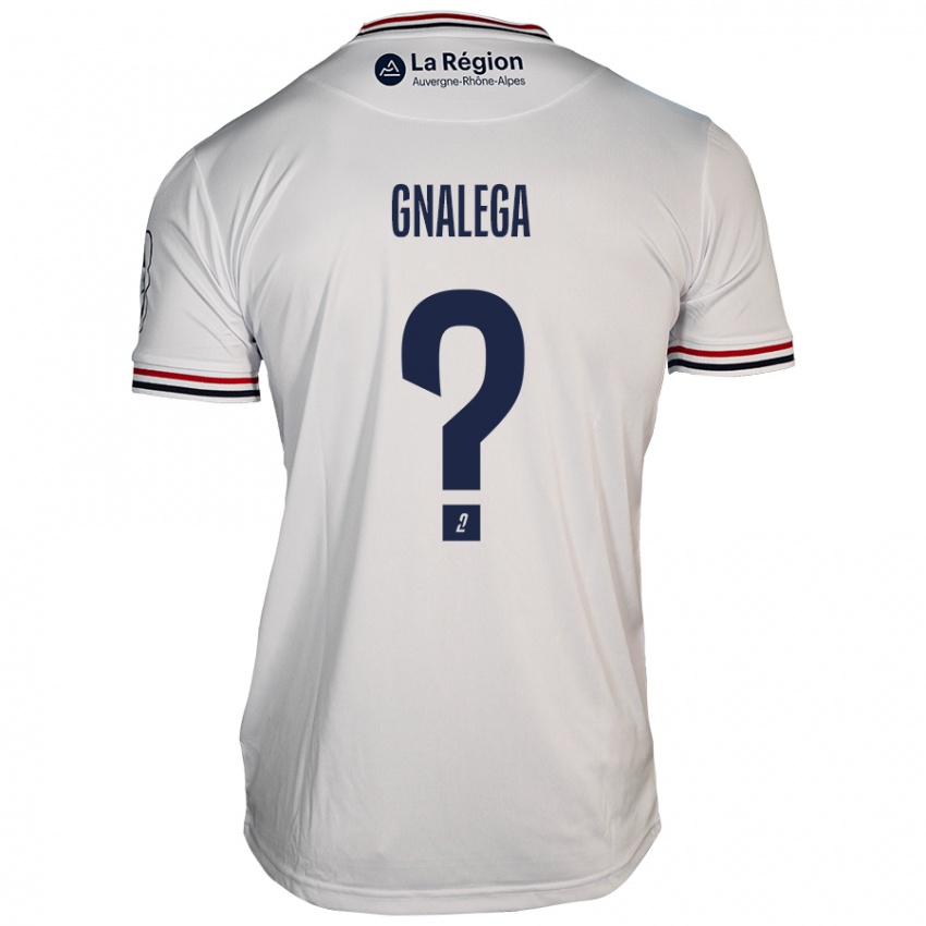 Enfant Maillot Fred Gnalega #0 Blanc Tenues Extérieur 2024/25 T-Shirt Belgique