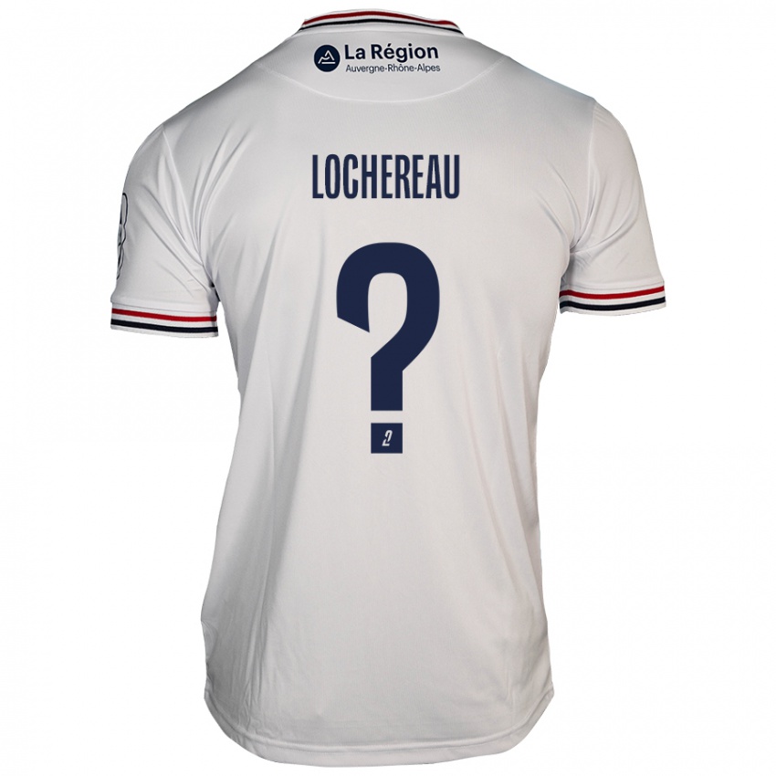 Enfant Maillot Yad Lochereau #0 Blanc Tenues Extérieur 2024/25 T-Shirt Belgique