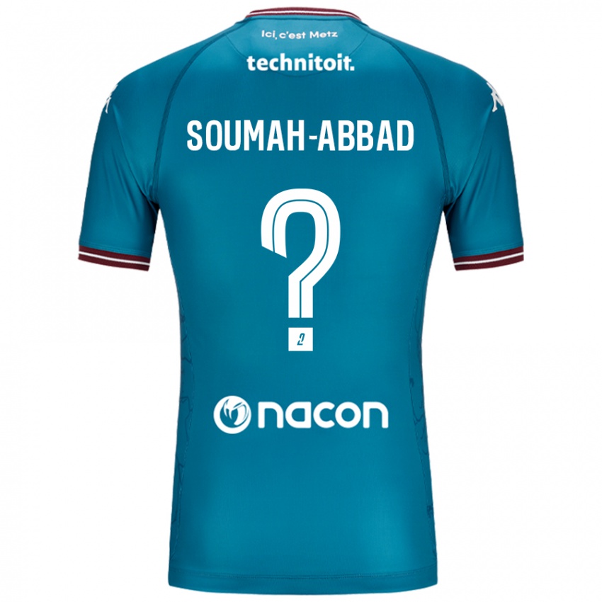 Kinderen Édouard Soumah-Abbad #0 Blauw Petrol Uitshirt Uittenue 2024/25 T-Shirt België