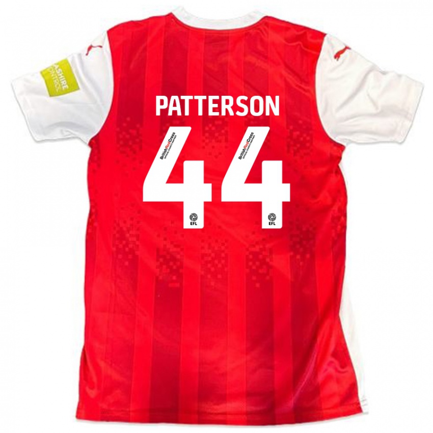 Homme Maillot Phoenix Patterson #44 Rouge Blanc Tenues Domicile 2024/25 T-Shirt Belgique