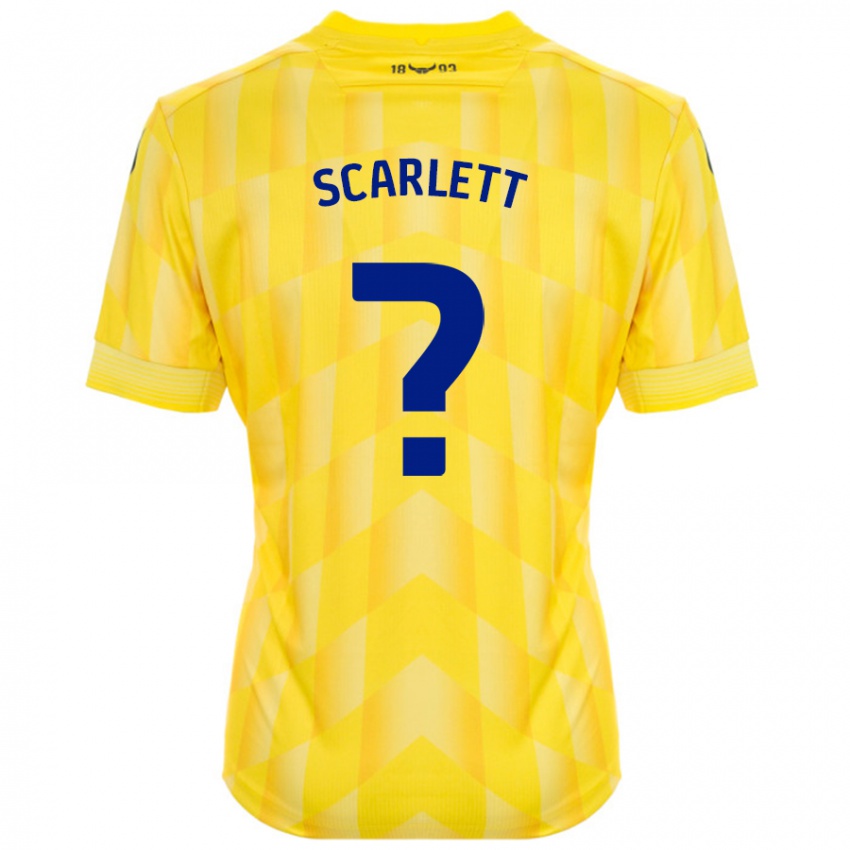 Heren Dane Scarlett #0 Geel Thuisshirt Thuistenue 2024/25 T-Shirt België