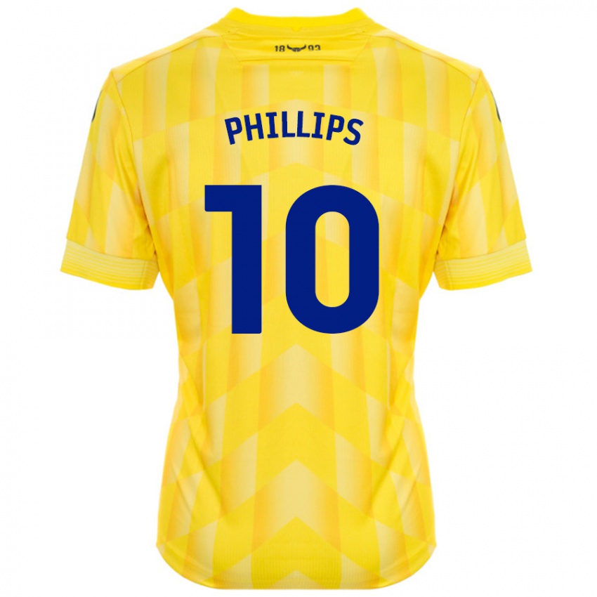 Heren Matt Phillips #10 Geel Thuisshirt Thuistenue 2024/25 T-Shirt België