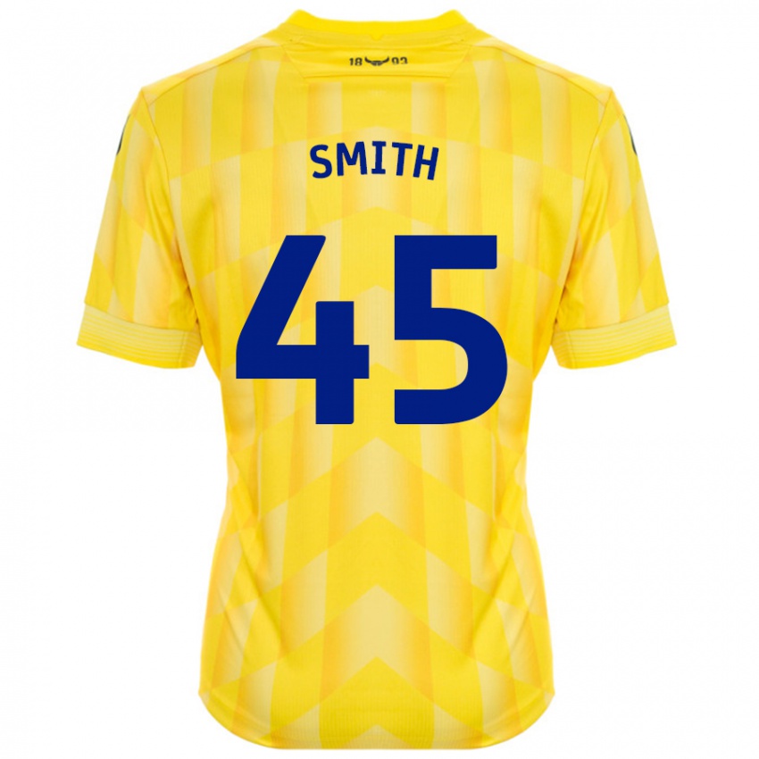 Heren Max Smith #45 Geel Thuisshirt Thuistenue 2024/25 T-Shirt België