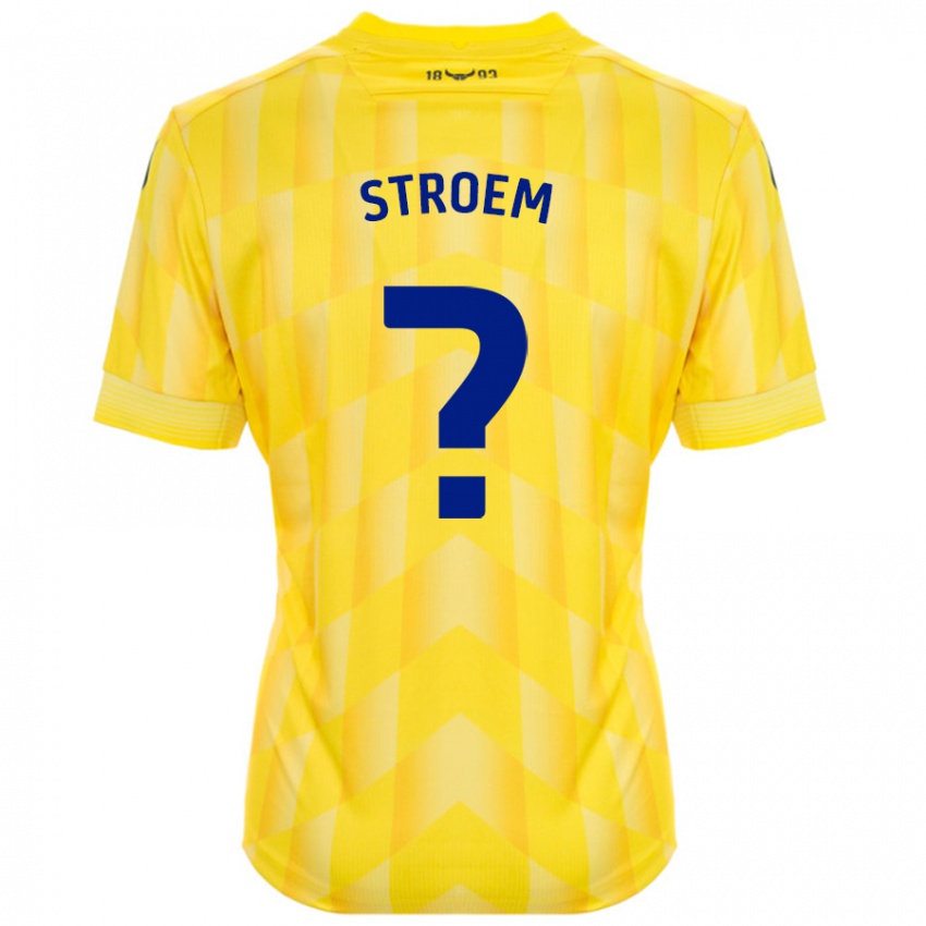 Heren Lena Stroem #0 Geel Thuisshirt Thuistenue 2024/25 T-Shirt België