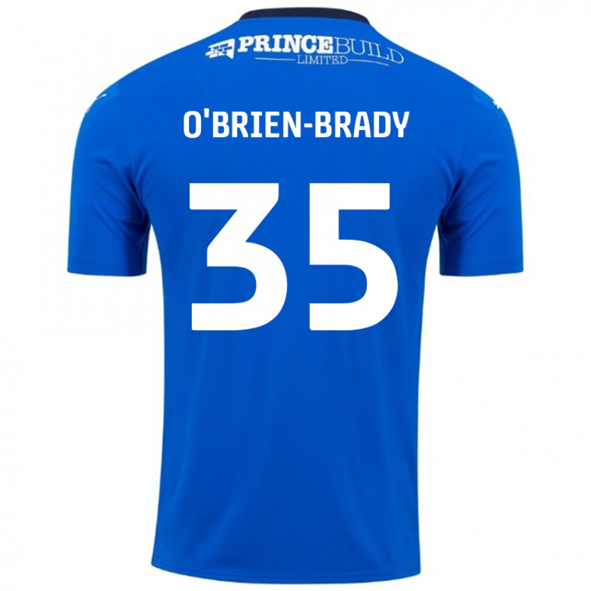 Homme Maillot Donay O'brien-Brady #35 Bleu Blanc Tenues Domicile 2024/25 T-Shirt Belgique