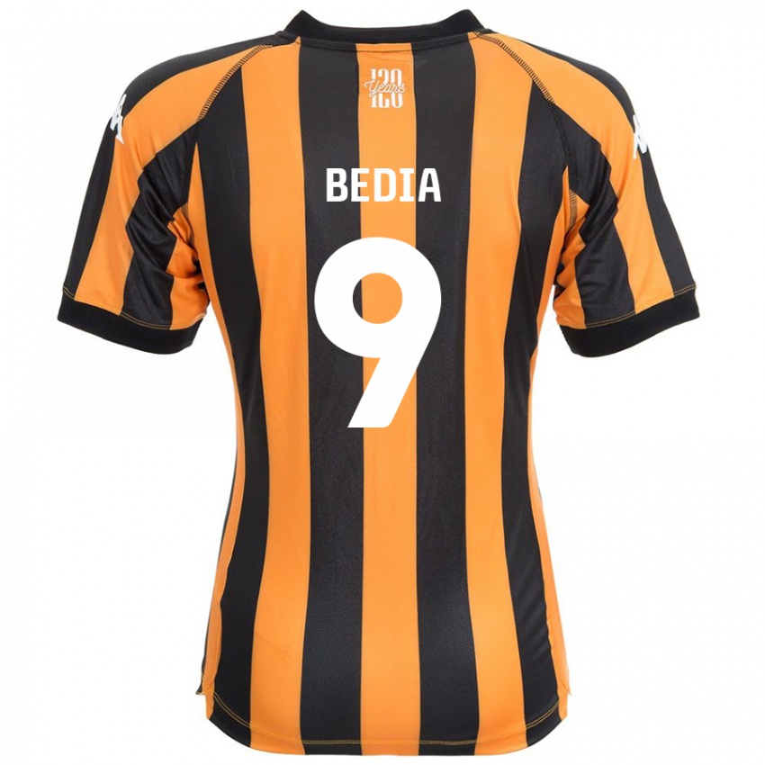 Heren Chris Bedia #9 Zwart Amber Thuisshirt Thuistenue 2024/25 T-Shirt België