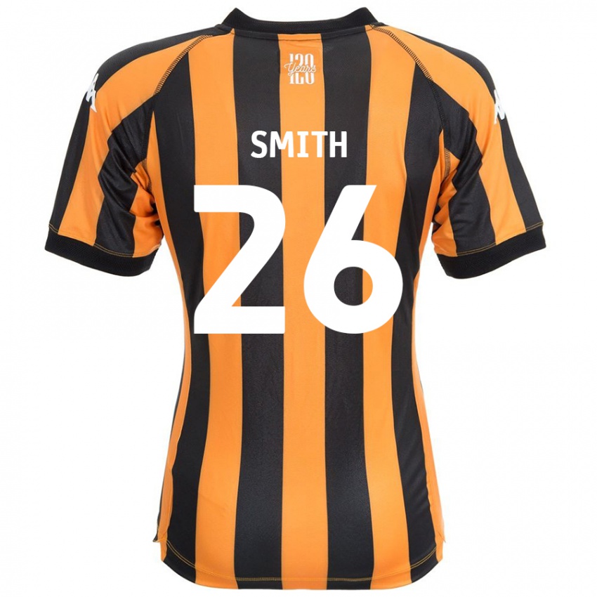 Heren Andy Smith #26 Zwart Amber Thuisshirt Thuistenue 2024/25 T-Shirt België