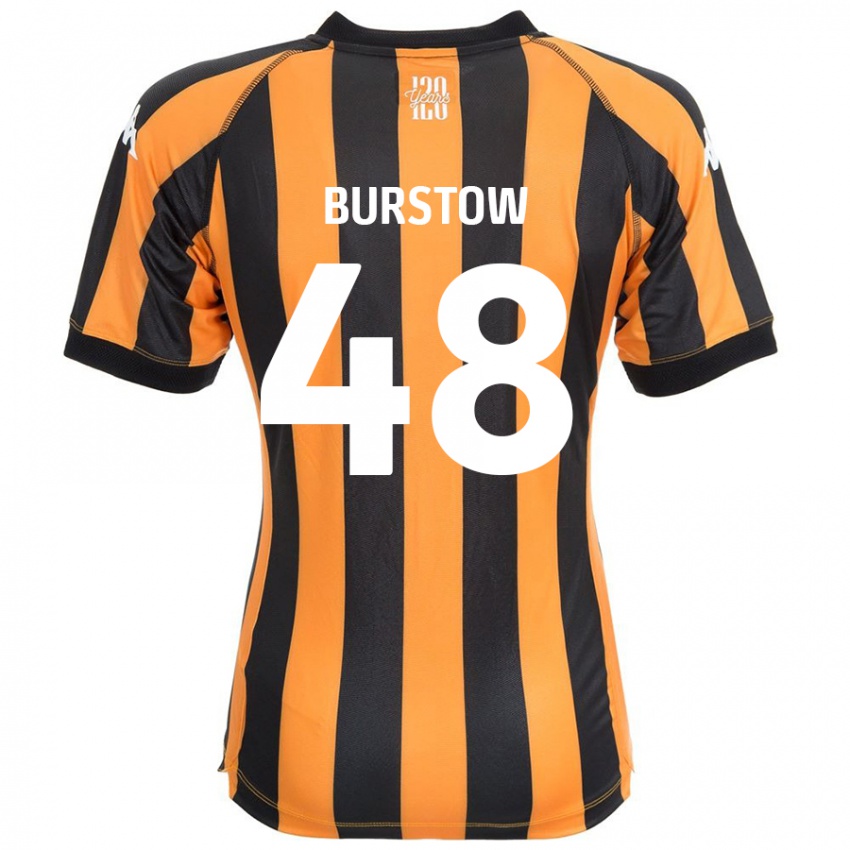 Heren Mason Burstow #48 Zwart Amber Thuisshirt Thuistenue 2024/25 T-Shirt België