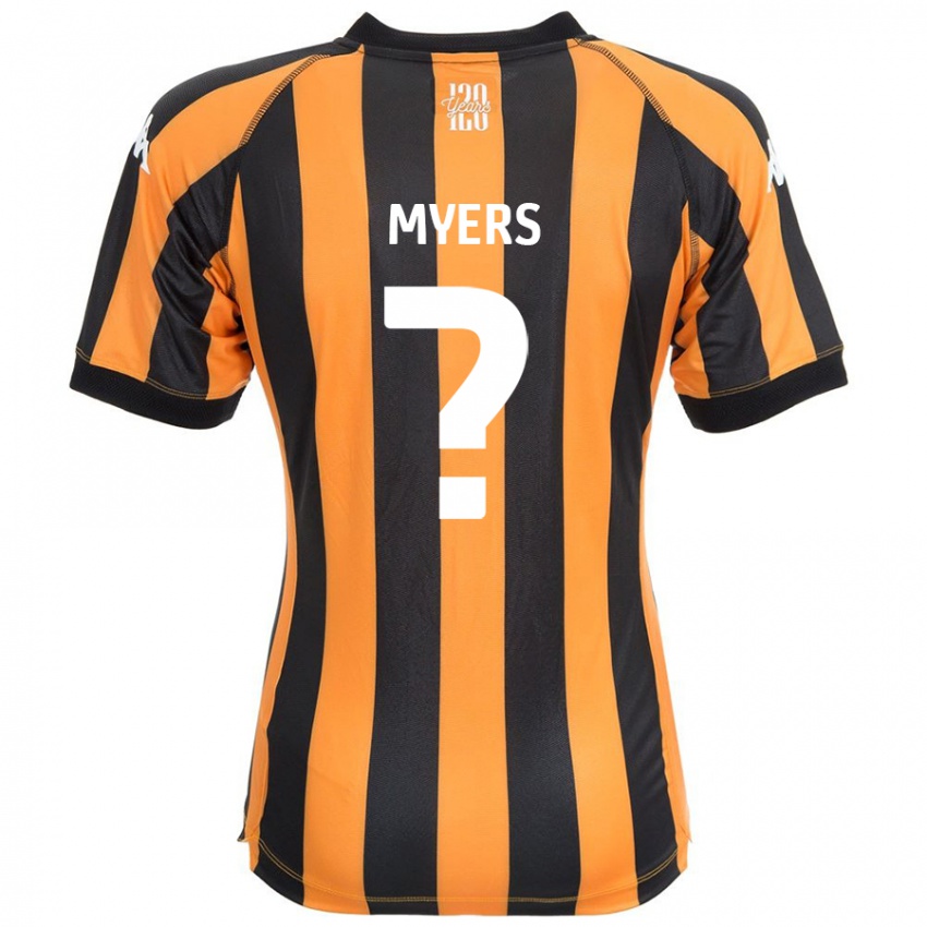 Heren Zane Myers #0 Zwart Amber Thuisshirt Thuistenue 2024/25 T-Shirt België