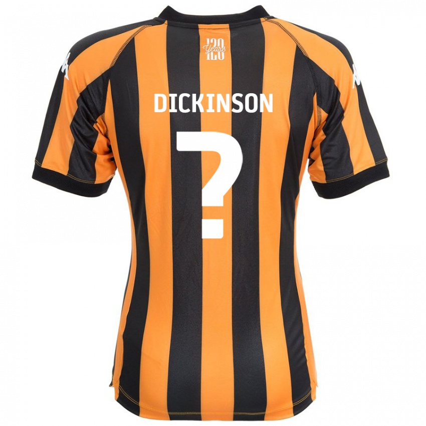 Heren George Dickinson #0 Zwart Amber Thuisshirt Thuistenue 2024/25 T-Shirt België