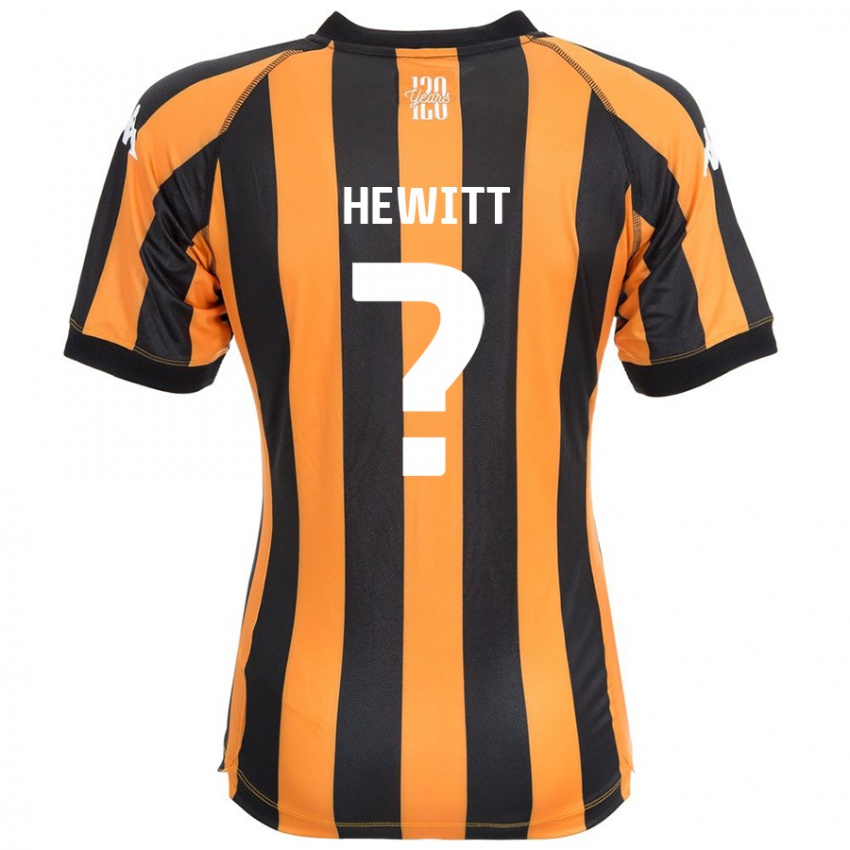 Heren Stan Hewitt #0 Zwart Amber Thuisshirt Thuistenue 2024/25 T-Shirt België