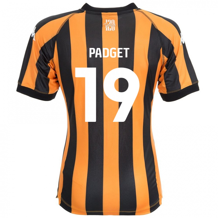 Heren Bethany Padget #19 Zwart Amber Thuisshirt Thuistenue 2024/25 T-Shirt België