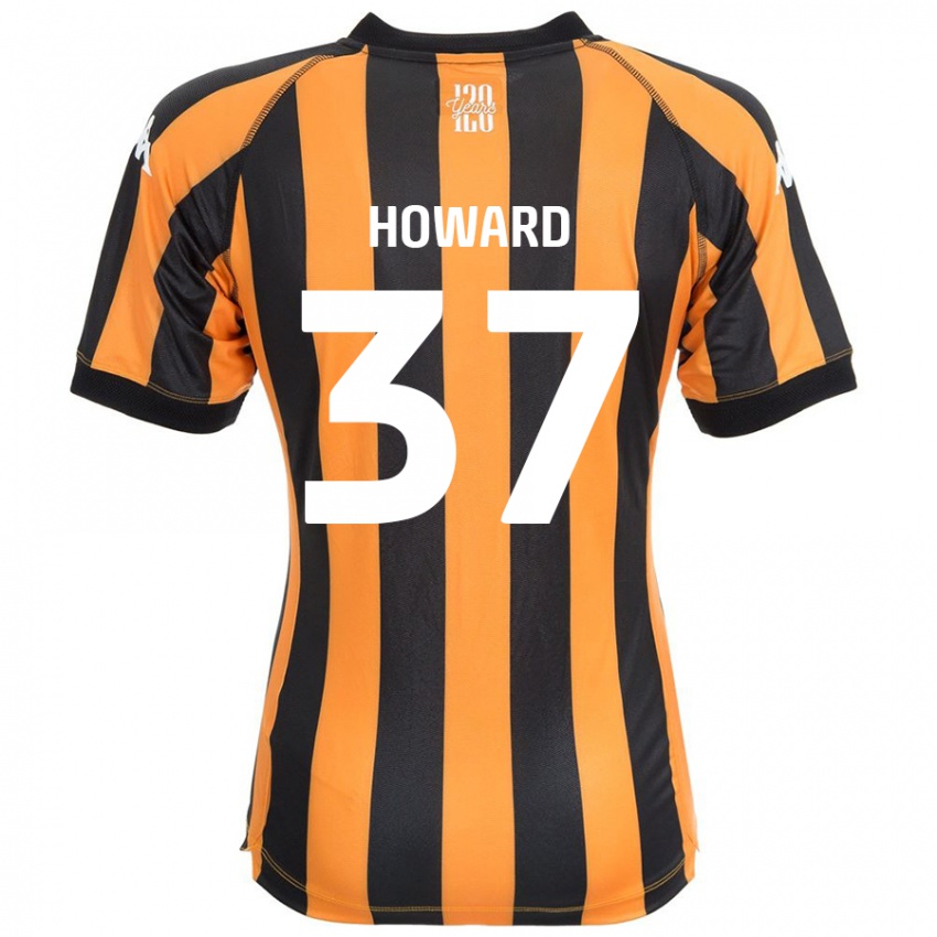 Heren Scarlet Howard #37 Zwart Amber Thuisshirt Thuistenue 2024/25 T-Shirt België