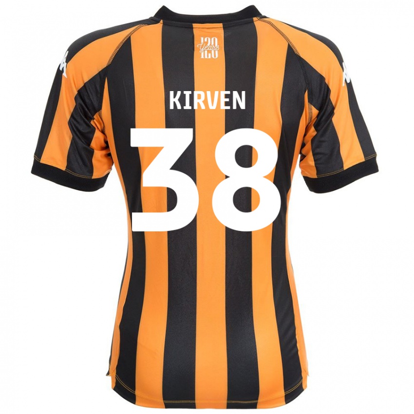 Heren Tess Kirven #38 Zwart Amber Thuisshirt Thuistenue 2024/25 T-Shirt België