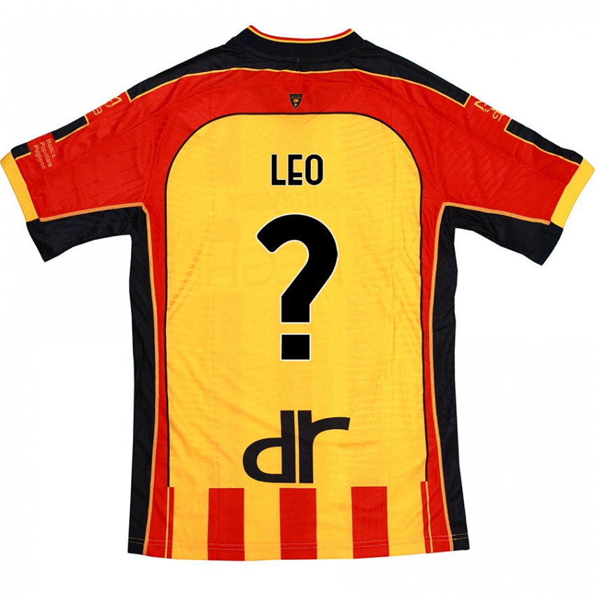 Heren Giulio Leo #0 Geel Rood Thuisshirt Thuistenue 2024/25 T-Shirt België